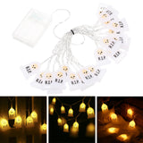 Maxbell LED Halloween String Light Decor Lamp Lantern Waterproof Bar Yard 3m 20 Light