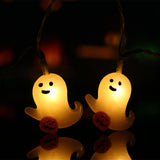 Maxbell Halloween String Light Spooky Battery Operated Lamp for Festival Decor 2m 10 Light