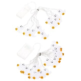 Maxbell Halloween String Light Spooky Battery Operated Lamp for Festival Decor 2m 10 Light