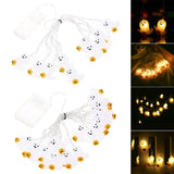 Maxbell Halloween String Light Spooky Battery Operated Lamp for Festival Decor 2m 10 Light