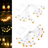 Maxbell Halloween String Light Spooky Battery Operated Lamp for Festival Decor 2m 10 Light