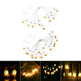 Maxbell Halloween String Light Spooky Battery Operated Lamp for Festival Decor 2m 10 Light