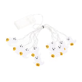 Maxbell Halloween String Light Spooky Battery Operated Lamp for Festival Decor 2m 10 Light