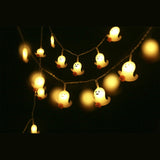 Maxbell Halloween String Light Spooky Battery Operated Lamp for Festival Decor 2m 10 Light