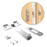 Maxbell Durable Barn Sliding Door Latch Lock with Screws for Bathroom Window Gate