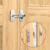 Maxbell Durable Barn Sliding Door Latch Lock with Screws for Bathroom Window Gate