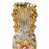 Maxbell Ceramic Vase Gold Ornament Creative Flower Pot for Hotel Desktop Anniversary StyleC