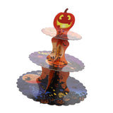 Maxbell Halloween Cupcake Stand, 3 Tiers Round Dessert Stand Tower Table Centerpiece