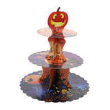 Maxbell Halloween Cupcake Stand, 3 Tiers Round Dessert Stand Tower Table Centerpiece