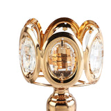 Maxbell Golden Tea Light Holder Pillar Candle Holder Halloween Christmas Decor S