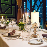 Maxbell Golden Tea Light Holder Pillar Candle Holder Halloween Christmas Decor S