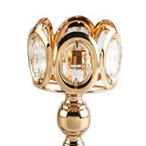 Maxbell Golden Tea Light Holder Pillar Candle Holder Halloween Christmas Decor M