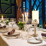 Maxbell Golden Tea Light Holder Pillar Candle Holder Halloween Christmas Decor M