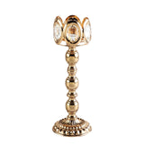 Maxbell Golden Tea Light Holder Pillar Candle Holder Halloween Christmas Decor L