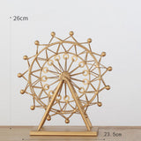 Maxbell Unique Wheel Statue Art Crafts for Restaurant Tabletop Bedroom