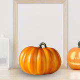 Maxbell Resin Pumpkin Thanksgiving Decoration Themed Party Supplies 19cmx14cm