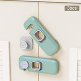 Maxbell Child Proof Locks Drawer Latches for Bedroom Cabinet Oven Water Dispenser Green