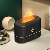Maxbell Cool Mist Humidifier Colorful Lighting Aroma Diffuser for Bedroom Travel Black
