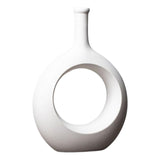 Maxbell Flower Pot Hollow Design Minimalist Ceramic Vase for Decor Tabletop Home