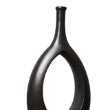 Maxbell Flower Pot Hollow Design Minimalist Ceramic Vase for Decor Tabletop Home