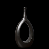 Maxbell Flower Pot Hollow Design Minimalist Ceramic Vase for Decor Tabletop Home