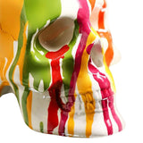 Maxbell Abstract Skull Statue Figurine Halloween Prop Ornament for Desk Shelf Office