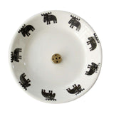 Maxbell Incense Burner Censer Holder Cone Incense Tray for Living Room Zen White Bottom