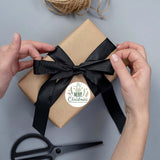 Maxbell Merry Christmas Stickers Party Favor Labels Crafts Gift Box for Decoration StyleA