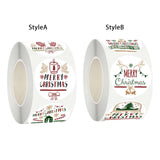Maxbell Merry Christmas Stickers Party Favor Labels Crafts Gift Box for Decoration StyleA