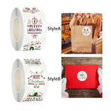 Maxbell Merry Christmas Stickers Party Favor Labels Crafts Gift Box for Decoration StyleA