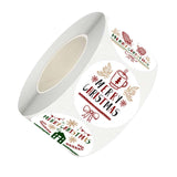 Maxbell Merry Christmas Stickers Party Favor Labels Crafts Gift Box for Decoration StyleA