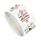 Maxbell Merry Christmas Stickers Party Favor Labels Crafts Gift Box for Decoration StyleA