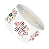 Maxbell Merry Christmas Stickers Party Favor Labels Crafts Gift Box for Decoration StyleA