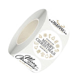 Maxbell Round Christmas Stickers Stickers Labels for Party Favor Crafts Scrapbook Style D