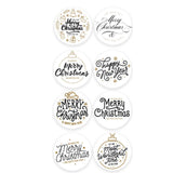 Maxbell Round Christmas Stickers Stickers Labels for Party Favor Crafts Scrapbook Style P