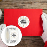 Maxbell Round Christmas Stickers Stickers Labels for Party Favor Crafts Scrapbook Style P
