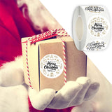Maxbell Round Christmas Stickers Stickers Labels for Party Favor Crafts Scrapbook Style P