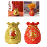 Maxbell Flower Vase Flowerpot Dried Flowers Room Decoration gold