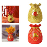 Maxbell Flower Vase Flowerpot Dried Flowers Room Decoration gold