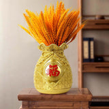 Maxbell Flower Vase Flowerpot Dried Flowers Room Decoration gold