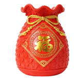 Maxbell Flower Vase Flowerpot Dried Flowers Room Decoration red