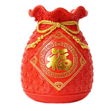 Maxbell Flower Vase Flowerpot Dried Flowers Room Decoration red