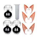 Maxbell Elf Ears Costume Accessories Long for Cosplay Christmas Halloween pink
