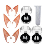 Maxbell Elf Ears Costume Accessories Long for Cosplay Christmas Halloween pink