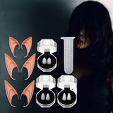 Maxbell Elf Ears Costume Accessories Long for Cosplay Christmas Halloween pink