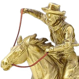 Maxbell Galloping Horse Riding Statuette Animal Figure Statue for Opening Gift