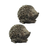 Maxbell Hedgehog Garden Statues Resin Sculptures Animal Figurines Lawn Office Double