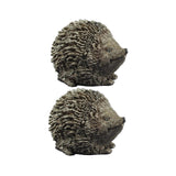 Maxbell Hedgehog Garden Statues Resin Sculptures Animal Figurines Lawn Office Double