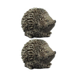 Maxbell Hedgehog Garden Statues Resin Sculptures Animal Figurines Lawn Office Double