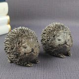Maxbell Hedgehog Garden Statues Resin Sculptures Animal Figurines Lawn Office Double